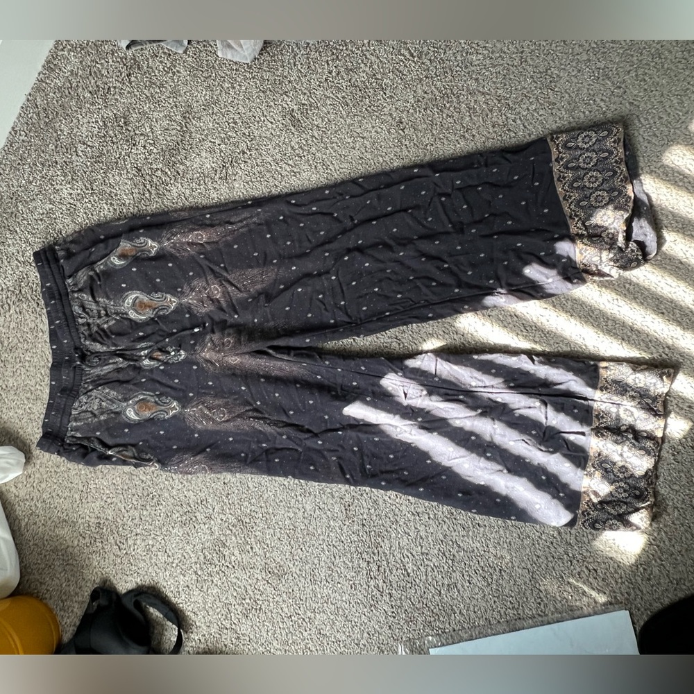 American eagle linen wide leg pants